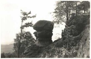Elbsandsteingebirge. Der "Nachtwächter" am Rauenstein
