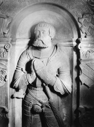Grabmal des Ritters Friedrich Steben von Einseltum : Grabmal des Ritters Friedrich Steben von Einseltum (1555). Kniestück. Gauersheim, Pfarrkirche (ehemals Sankt Maria)