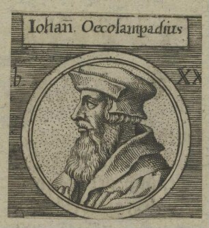 Bildnis des Iohannes Oecolampadius