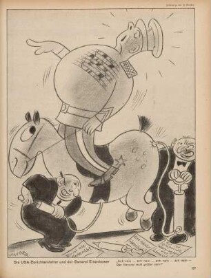 "Die USA-Berichterstatter und der General Eisenhower"