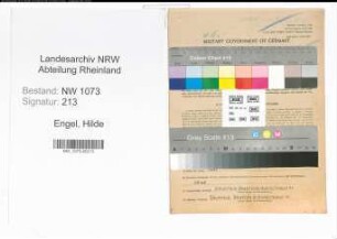 Entnazifizierung Hilde Engel , geb. 18.04.1910 (Buchhalterin)