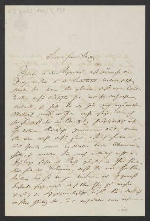 Brief an Franz Schott und B. Schott's Söhne : 03.04.1856