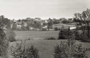 Ortsansicht Glossen (Lautitz-Glossen), Kreis Löbau. 1956