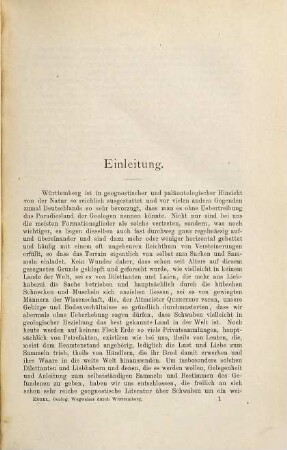Geognostischer Wegweiser durch Württemberg : Anleitung zum Erkennen der Schichten und zum Sammeln der Petrefakten