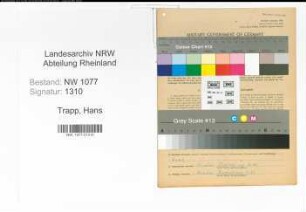 Entnazifizierung Hans Trapp , geb. 04.04.1920 (Polizist)