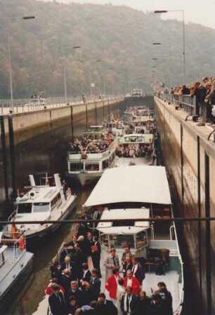 Eröffnung der Schifffahrtsstraße Saar