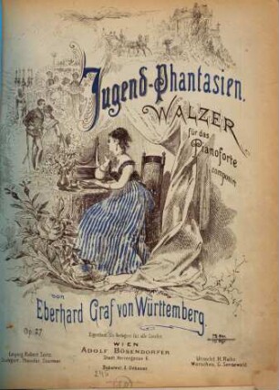Jugend-Phantasien : Walzer für d. Pianoforte ; op. 27
