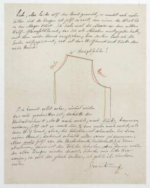 Brief von Raoul Hausmann an Elfriede Hausmann. [Poststempel: Berlin]