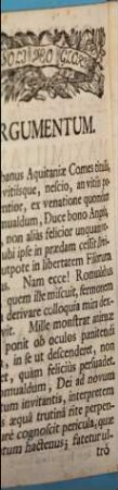 Olibanus : in Scenam datus cum Pl. Rev. D. Max. Em. Jos. Wil. de Verger ... Novus Maioris Congregationis Acad. B. V. Mariae ab A. S. Praefectus promulgaretur Ingolstadii d. 8. Maj. a 1746 ; [Periocha]