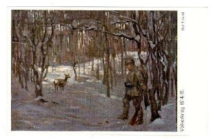 Völkerkrieg 1914/15 Nr. 110: Gut Freund (Mayer)