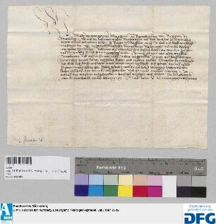 Markgraf Albrecht von Brandenburg befiehlt seinen Amtleuten der Nürnberger Kaufmannschaft zur Frankfurter Fastenmesse Geleit zu geben.