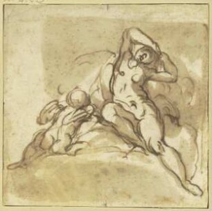 Schlafende Venus mit Amor