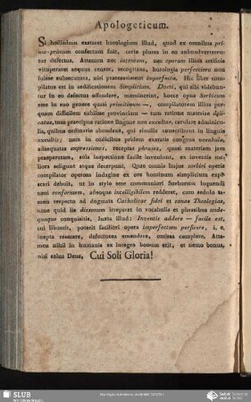 Apologeticum
