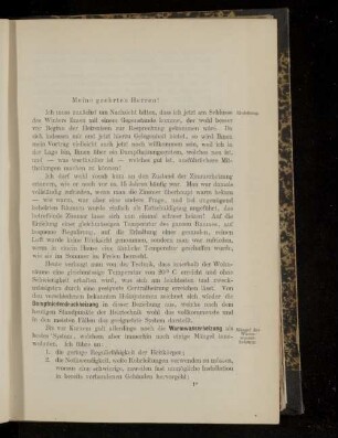 Meine geehrten Herren!