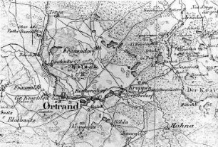 Kroppen-Kroppen und Heinersdorf. Oberlausitzkarte, Schenk, 1759