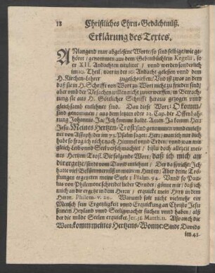 Erklärung des Textes.