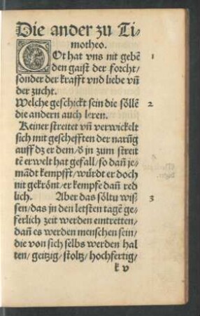 Die ander zu Timotheo.