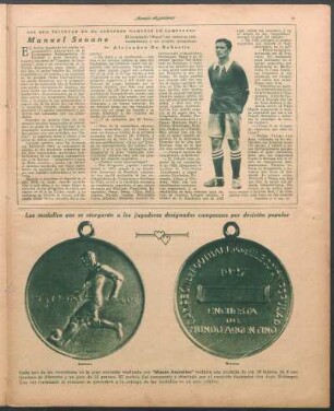 Las medallas que se otorgarán a los jugadores designados campeones por decisión popular [Fotografías]