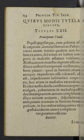 Quibus modis tutela finitur. Titulus XXII.