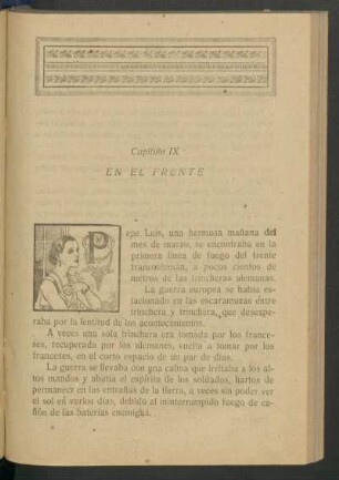 Capítulo IX - En el frente
