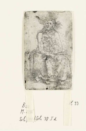 Schmerzensmann, sitzend