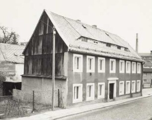 Mittweida, Wohnhaus : Mittweida, Wohnhaus, Burgstädter Straße 42, vor 1800, um 1830, Straßenansicht