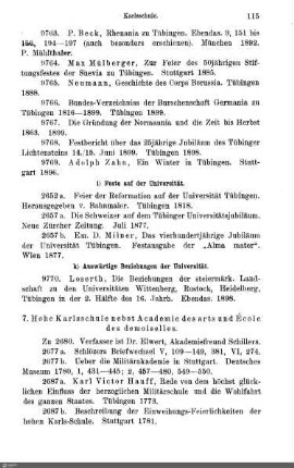7. Hohe Karlsschule nebst Académie des arts et École des dames