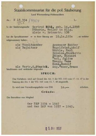 Eibl, Gertrud