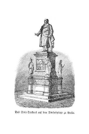 Tafel: Das Stein-Denkmal auf dem Dönhofsplatze zu Berlin