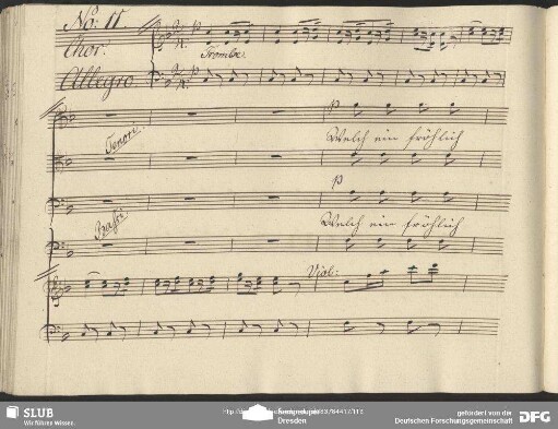 No. 11 Chor: "Welch ein fröhlich Leben"