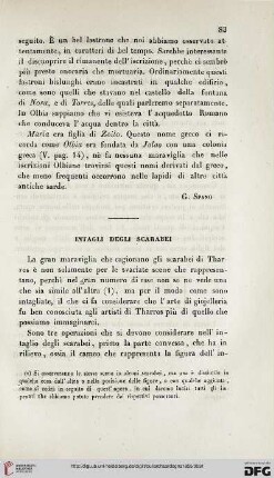 Intagli degli scarabei
