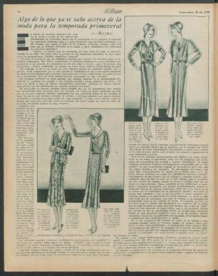 Algo de lo que ya se sabe acerca de la moda para la temporda primaveral