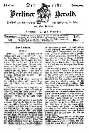Nummer 88, Juli 1846