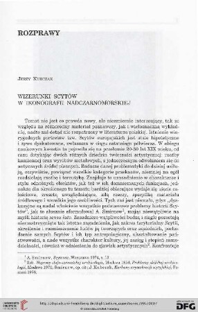 7: Wizerunki Scytów w ikonografii nadczarnomorskiej