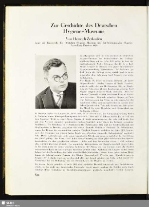 Zur Geschichte des Deutschen Hygiene-Museums