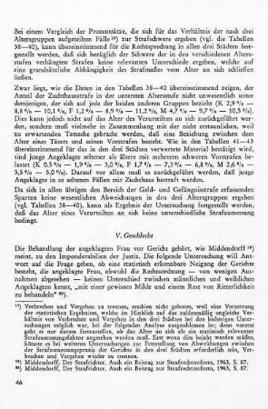 V. Geschlecht
