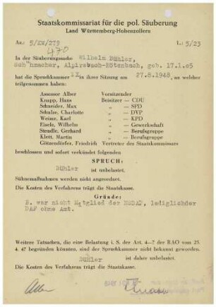 Bühler, Wilhelm