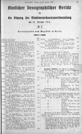 No 7, 20. Februar 1913