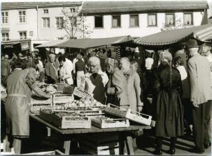 Markttag in Sankt Georgen im Schwarzwald