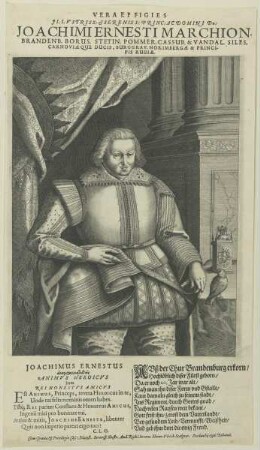 Bildnis des Markgrafen Joachim Ernst von Brandenburg-Ansbach