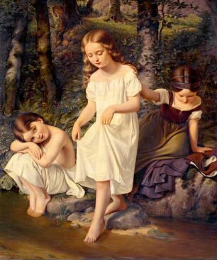 Badende Kinder