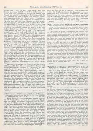 560-562 [Rezension] Jackson, F. J. Foakes, The Beginnings of Christianity. Part I: Vol. III