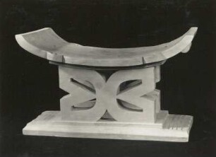 Schemel. Holz. Ghana, 20. Jahrhundert
