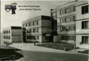 Wohnhäuser des Pionierlagers "Grete Walter" in Sebnitz