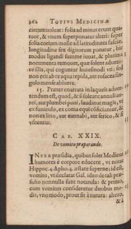 Cap. XXIX. De vomitu praeparando.