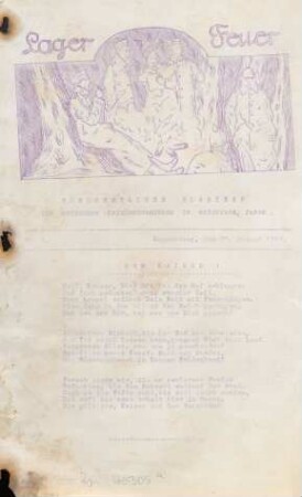 1.1916: Lagerfeuer