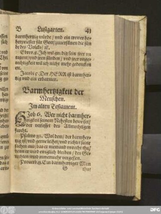 Barmhertzigkeit der Menschen.