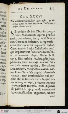 Cap. XXXVI. De Ebore
