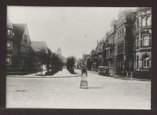 Hermannstraße, Blick vom Bahnhof Richtung Süden. Detmold