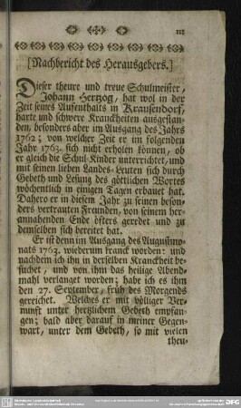 [Nachbericht des Herausgebers]